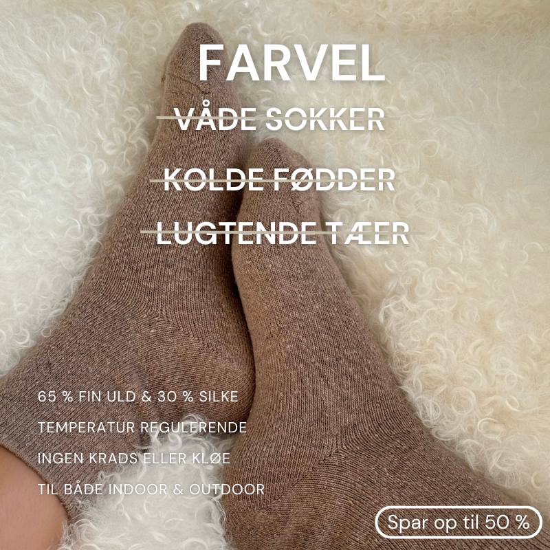 Seidensocken aus Wolle-Seidenmischung