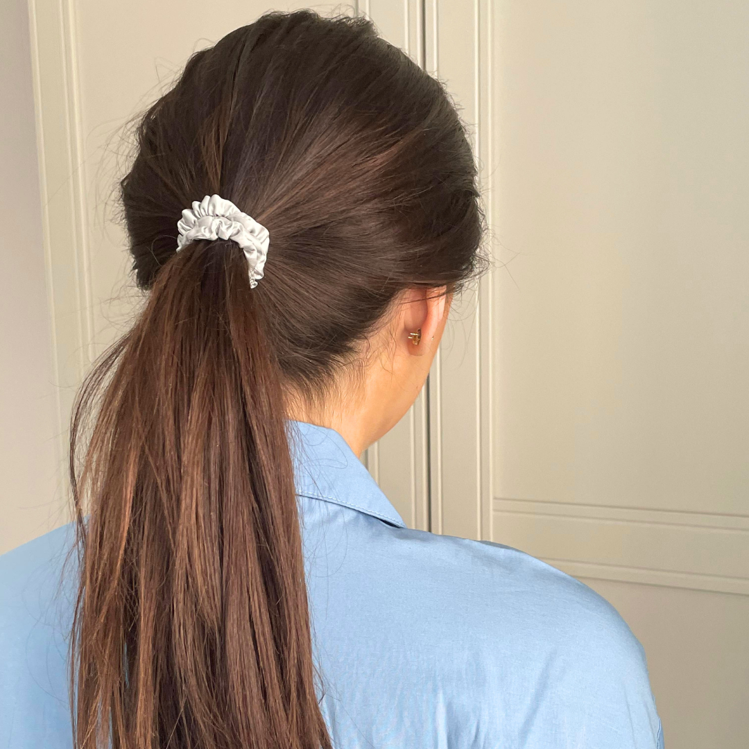 SILKKI SCRUNCHIE MINI (3 kpl) - VALKOINEN