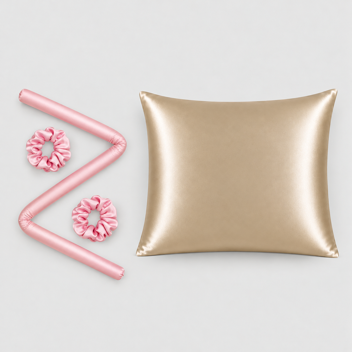 ZIJDE SET (Zijde Kussenhoes & Curl Band)
