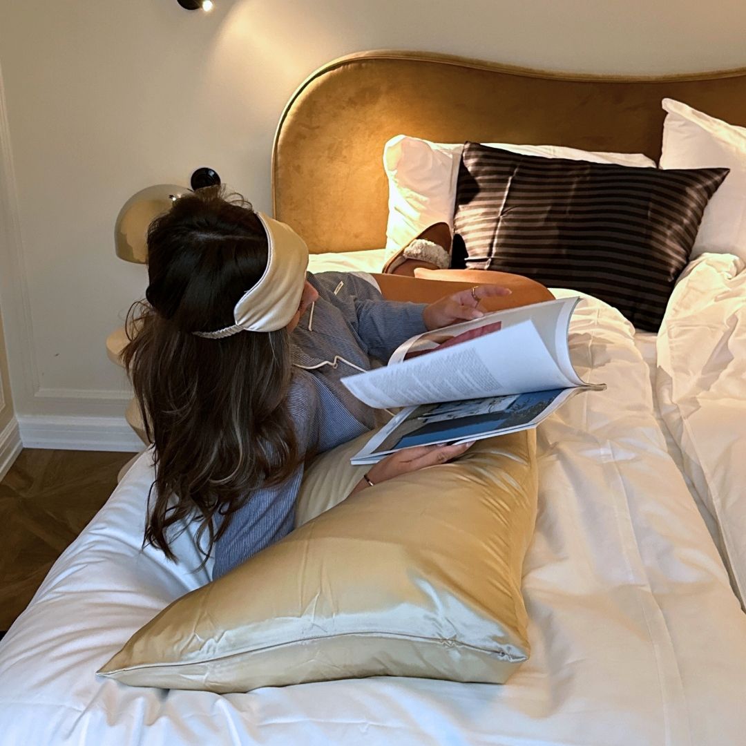 SIDENÖRNGOTT - BEIGE