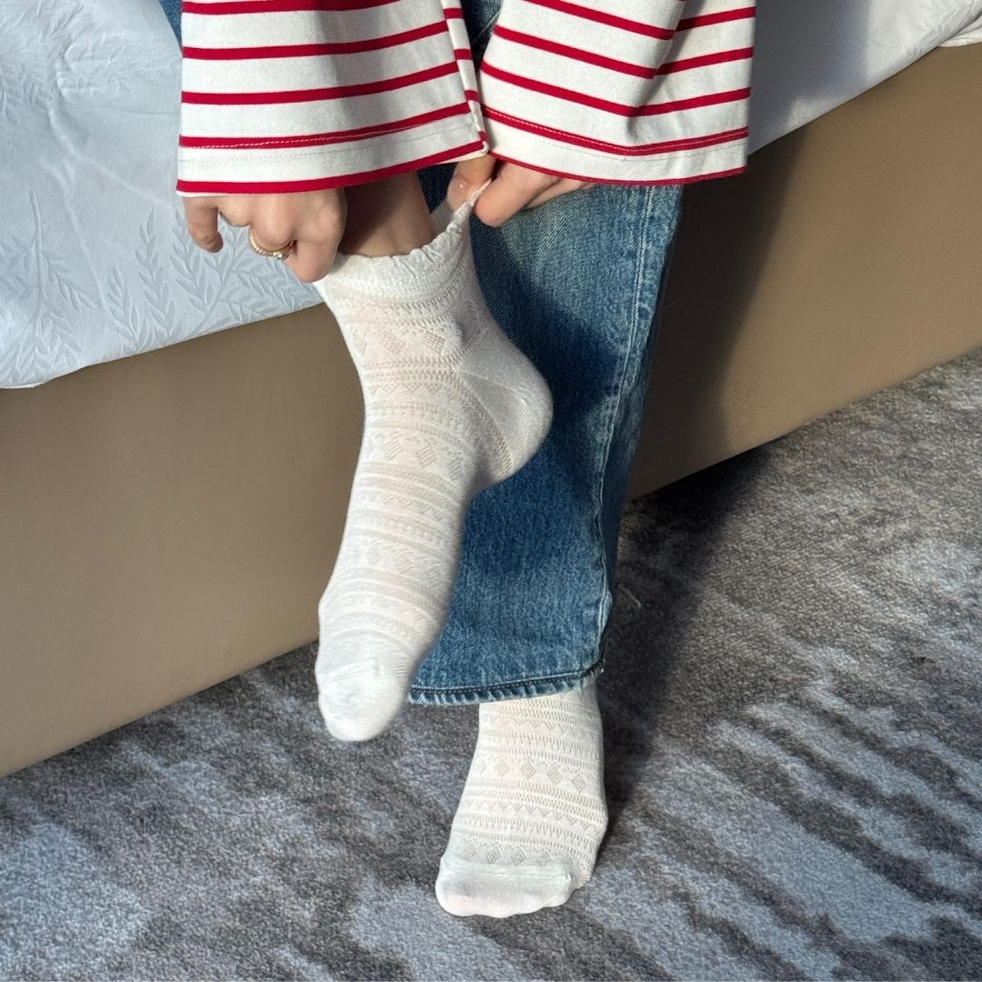 Black Week: Wool/silk stockings 2-pack (Ships only with purchase over 249 kr).