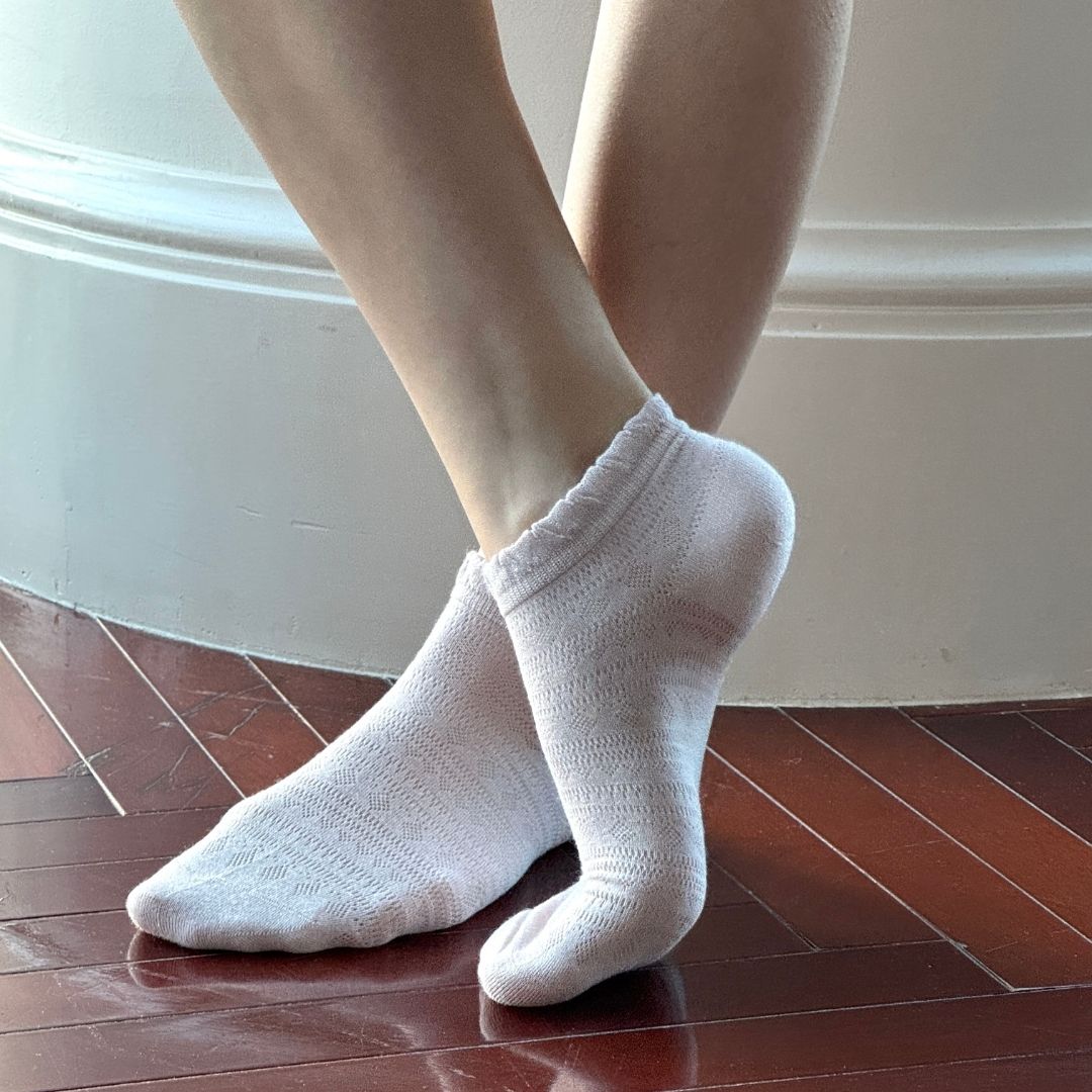 Patterned Silk Stockings 5-pack - Multicolored