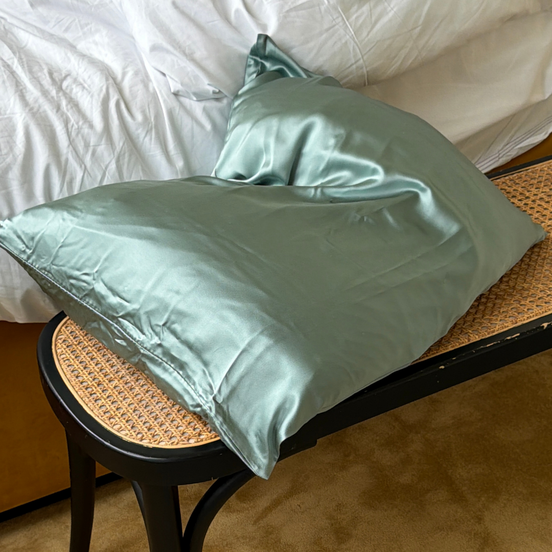 Silk Pillowcase | Ocean Green