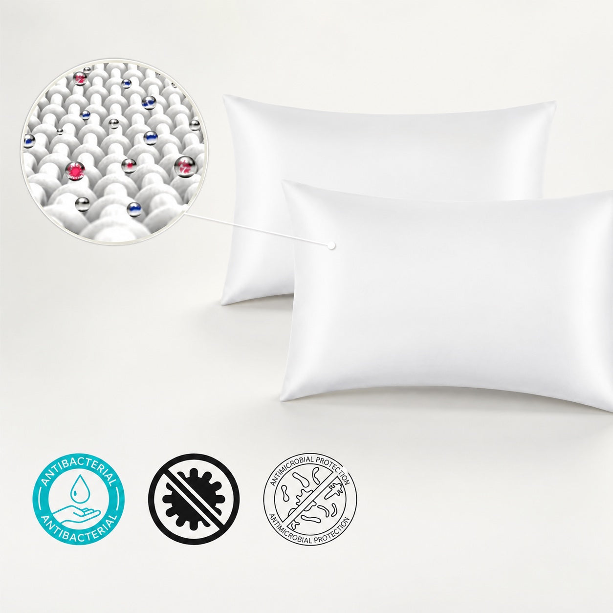 Silk Pillowcase | Treated with Silver Ions