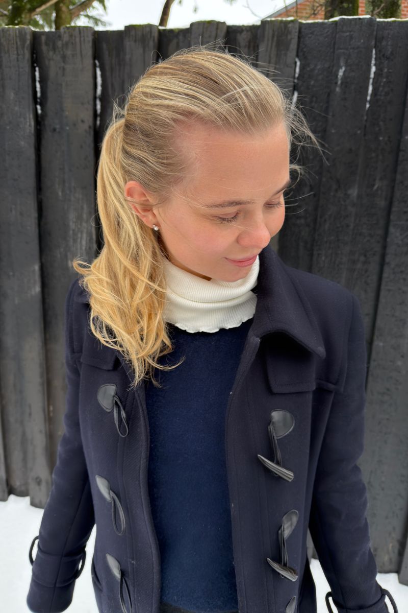 Sidenhalsduk i mullbärssiden-blandning