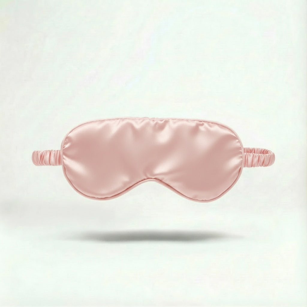 LUXURY SILK SLEEP MASK | BABY PINK