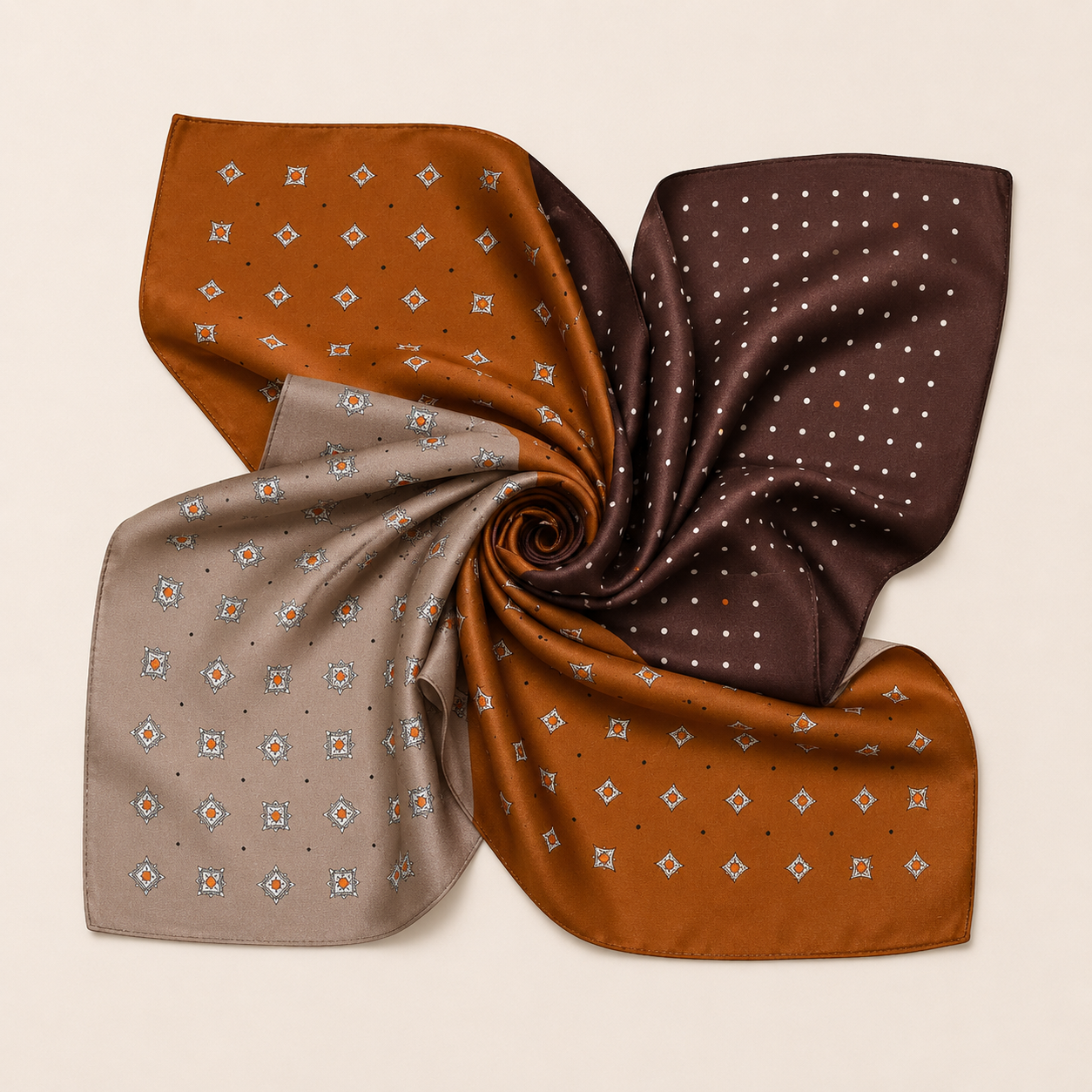 Silk Scarf | Fall Mix | 68 CM
