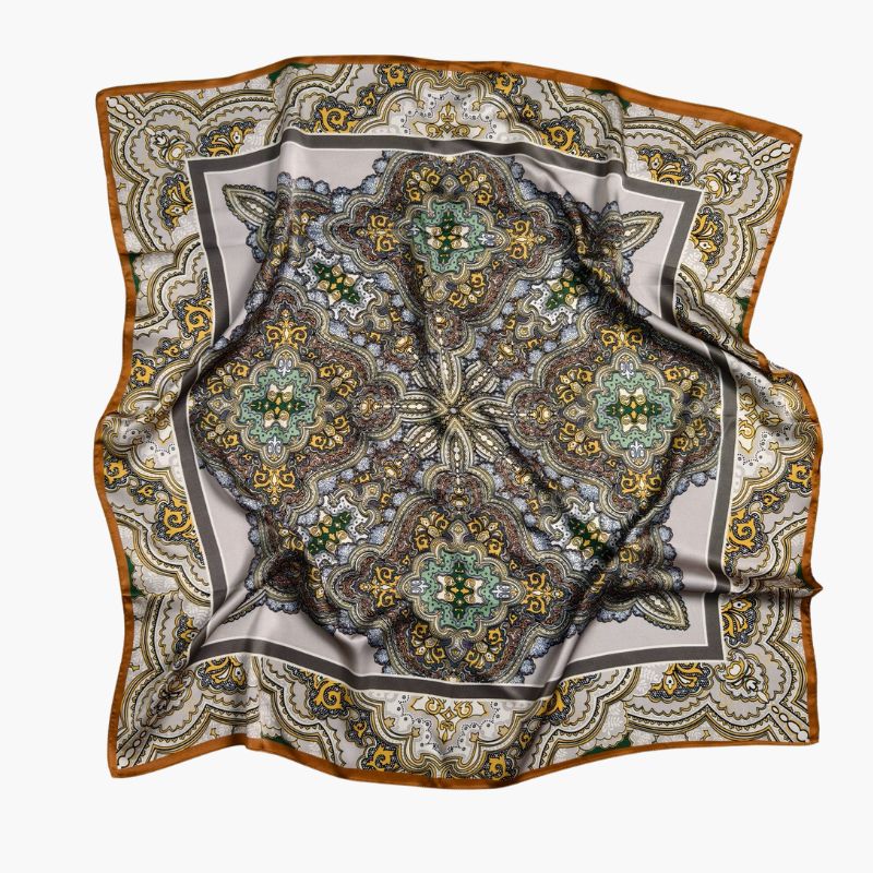 Silk scarf | Tiara | 90 CM