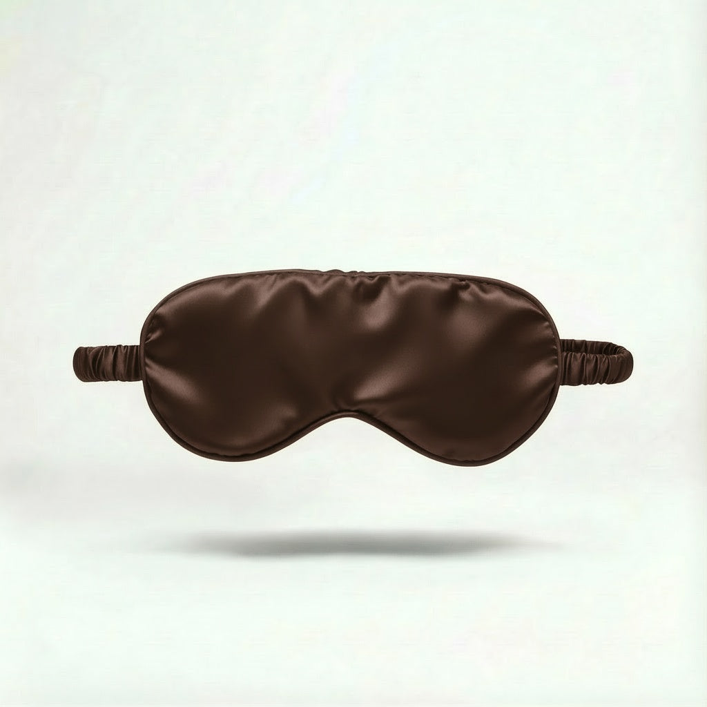 LUXURY SILK SLEEP MASK | CHOCOLATE