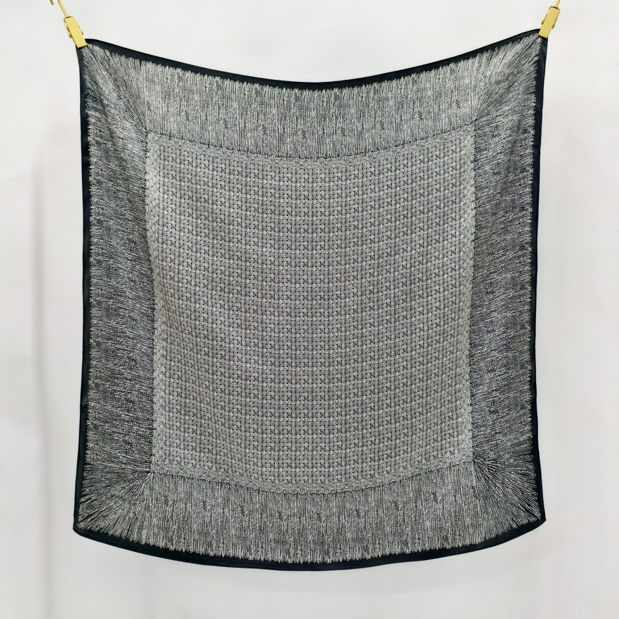 Silk scarf | Grey mix 90x90