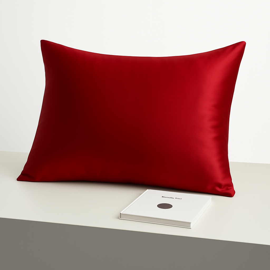 SILK PILLOWCASE - RED