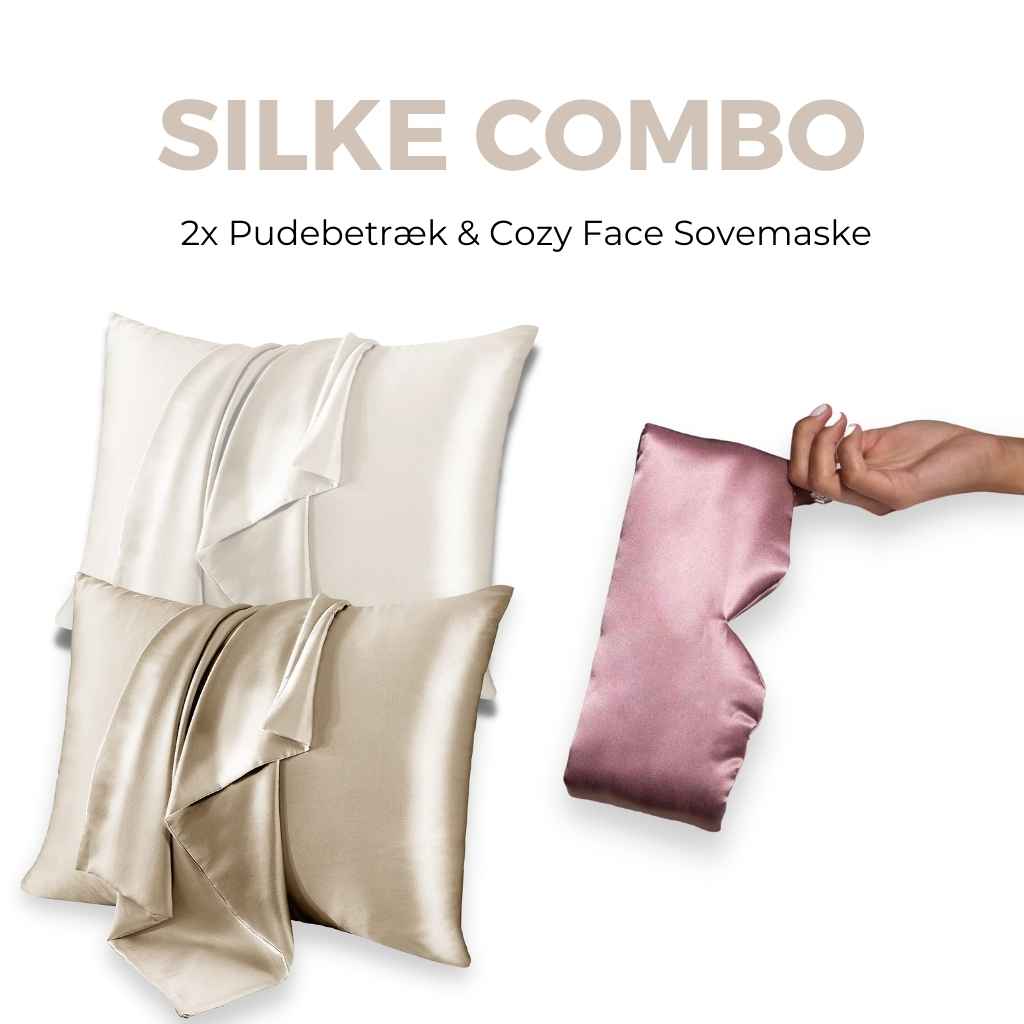 SILK COMBO | 2x Pillowcases & Cozy Face Silk Sleep Mask