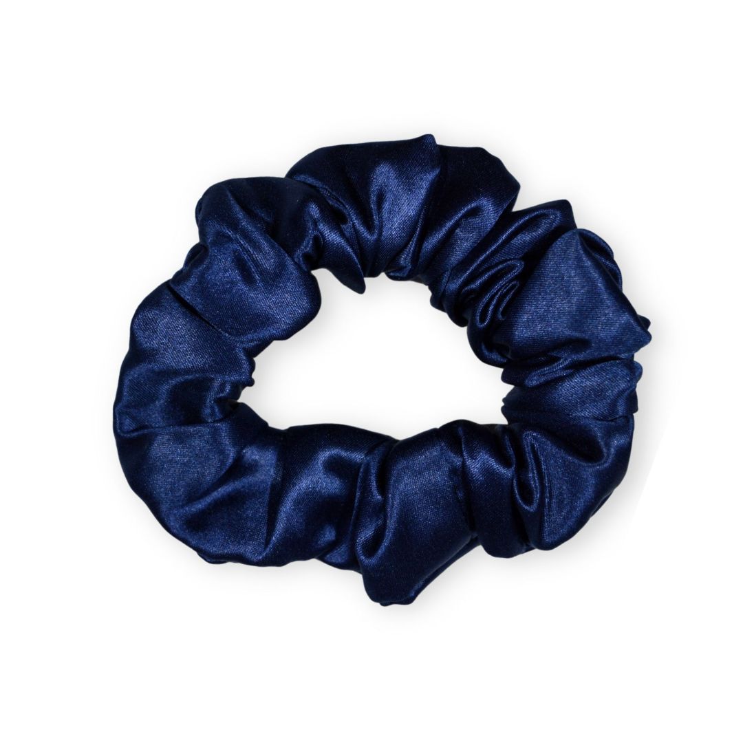 SILK SCRUNCHIE ORIGINAL - NAVY BLUE