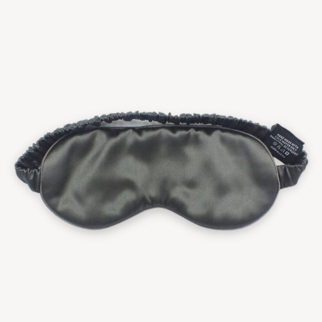 LUXURY SILK SLEEP MASK | DARK GRAY