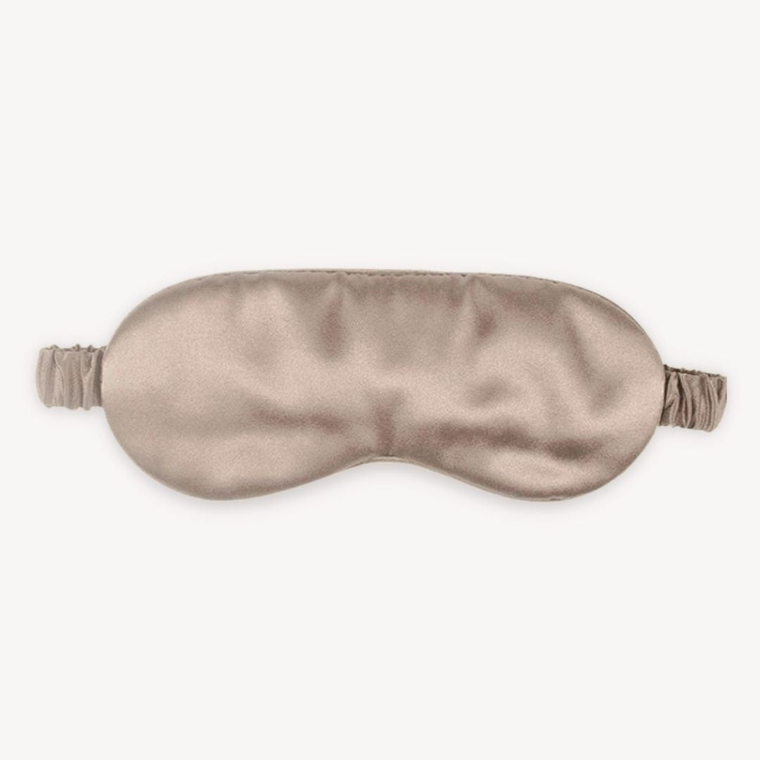 LUXE ZIJDE SLAAPMASKER | BEIGE