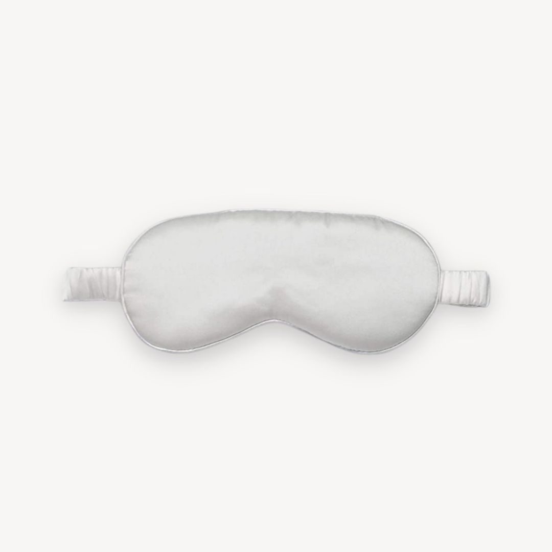 LUXURY SILK SLEEP MASK | WHITE