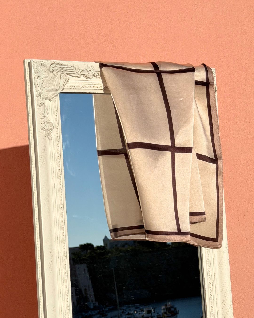 SILK Scarf | Beige | 68 CM