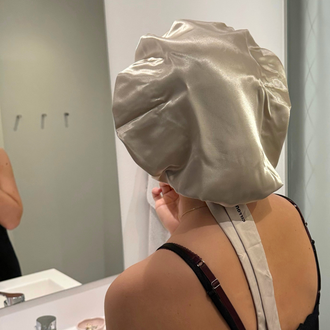 Luxury SILK Bonnet | Beige