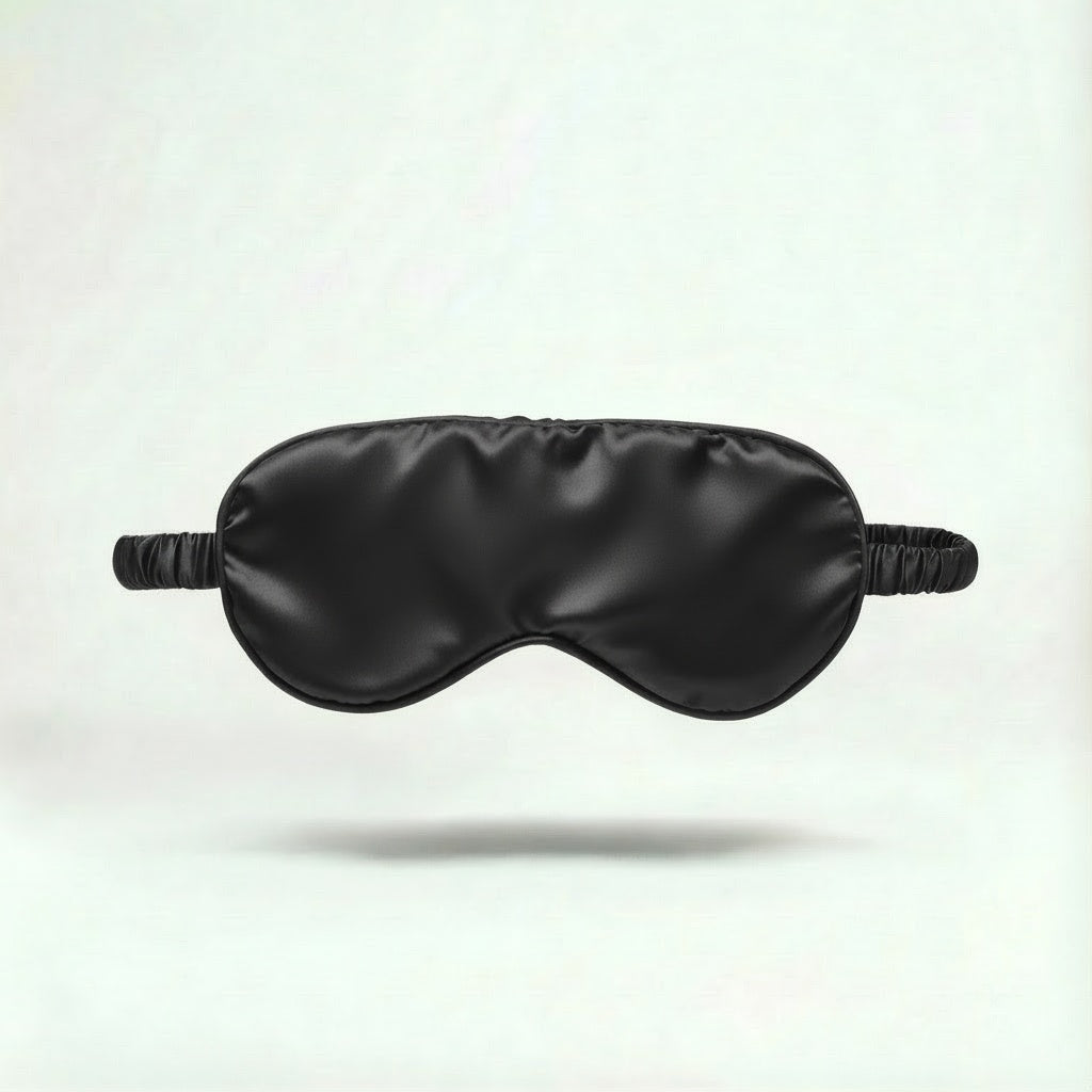 LUXURY SILK SLEEP MASK | BLACK