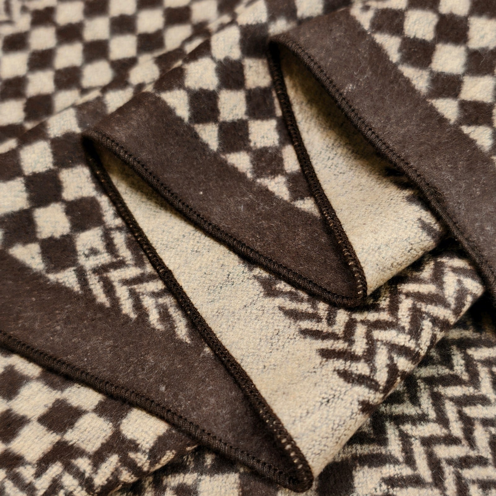 Brushed Silk Scarf – 100% Mulberry Silk | Heritage Check