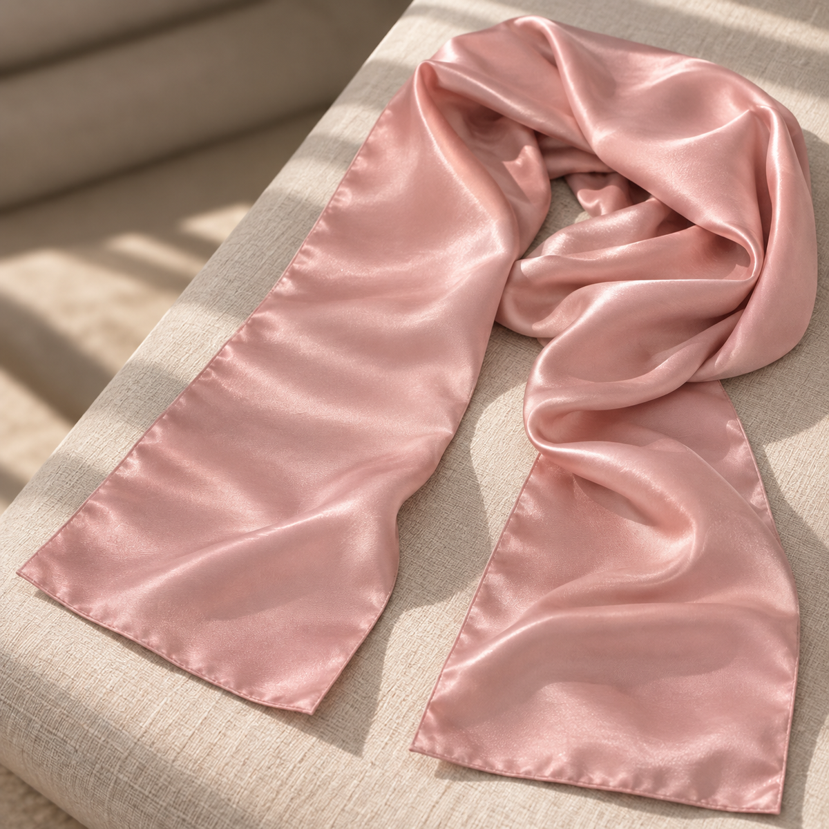 Signature sidenscarf | Dusty Pink | 55x175 cm