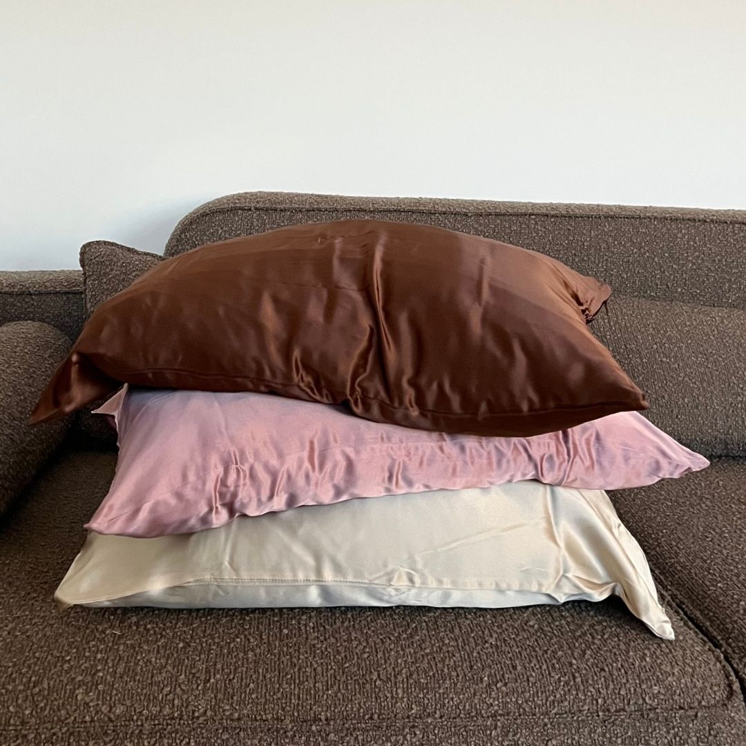 SILK KISSENBEZUG - ROSA