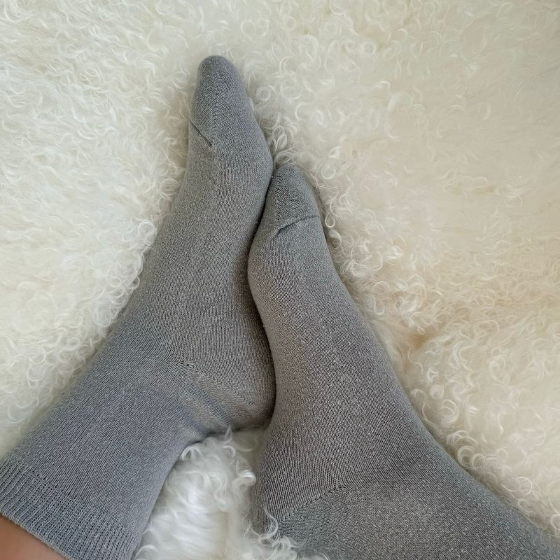 Seidensocken aus Wolle-Seidenmischung