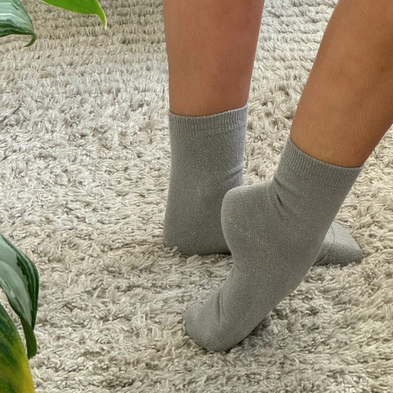 Seidensocken aus Wolle-Seidenmischung