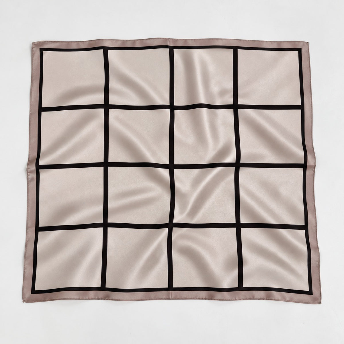 Seidentuch | Beige | 90 x 90 cm