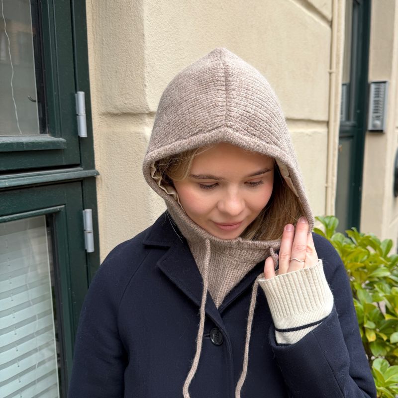 Balaklava i angoraull med sidenfoder