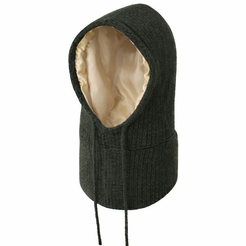 Balaclava in angora wool with silk lining