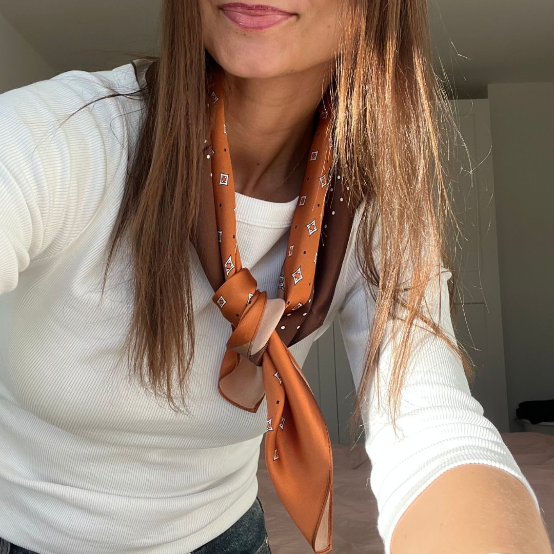 Silk scarf | Fall Mix | 68 CM