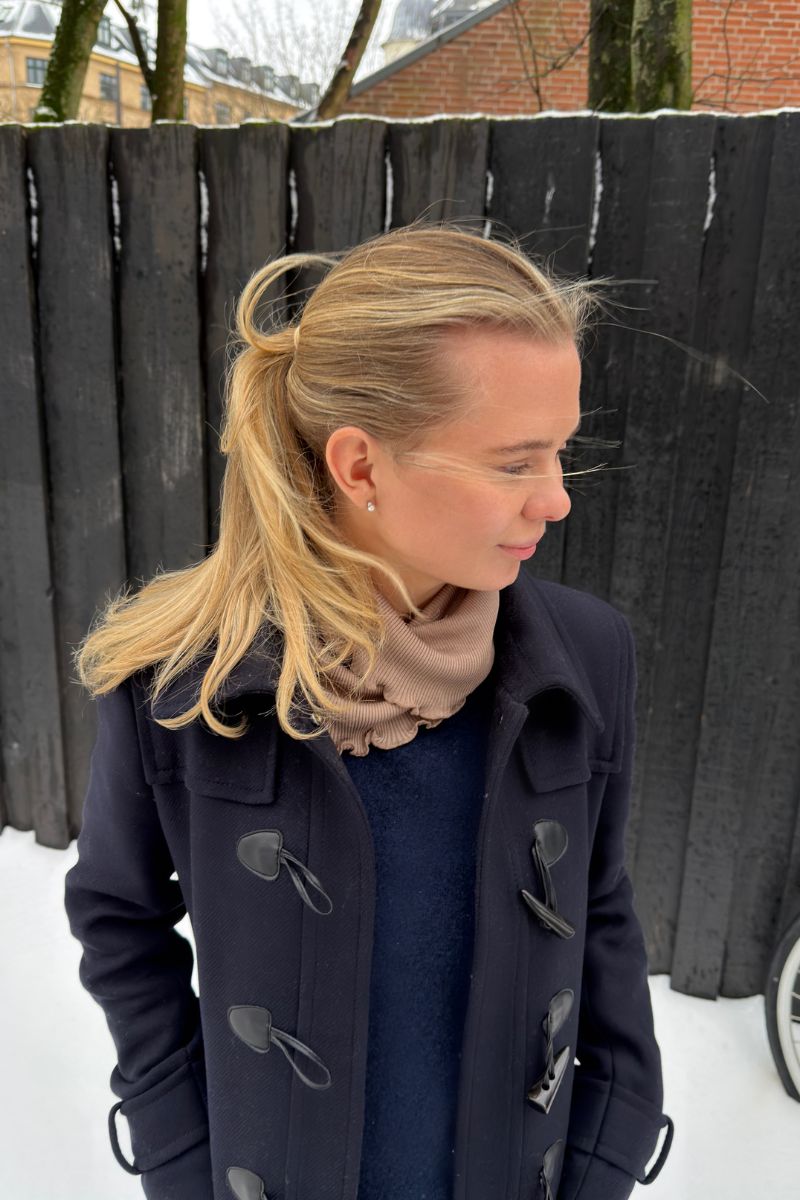 Silk Neck Warmer in mulberry silk blend