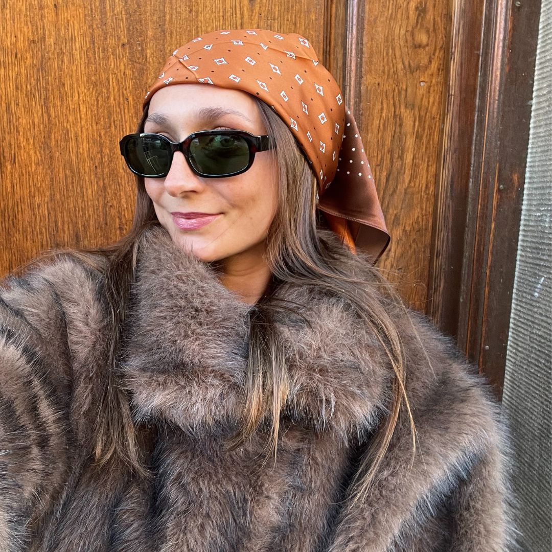 Silk scarf | Fall Mix | 68 CM