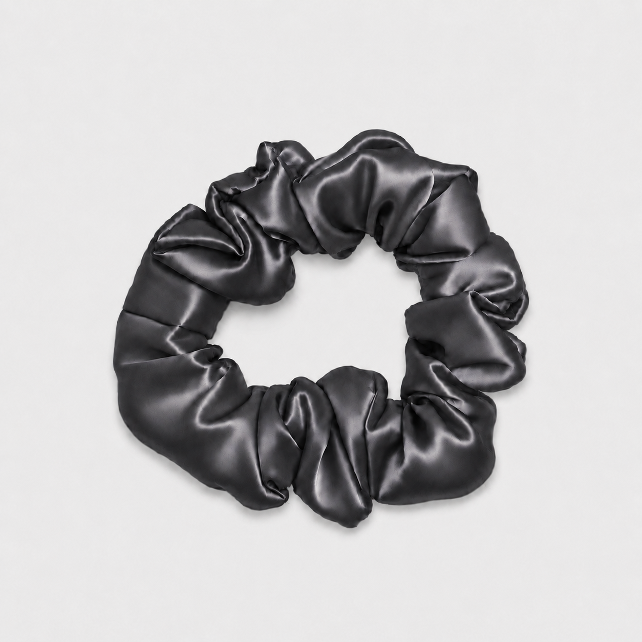 ZIJDE SCRUNCHIE ORIGINEEL (3-pack) - DONKERGRIJS