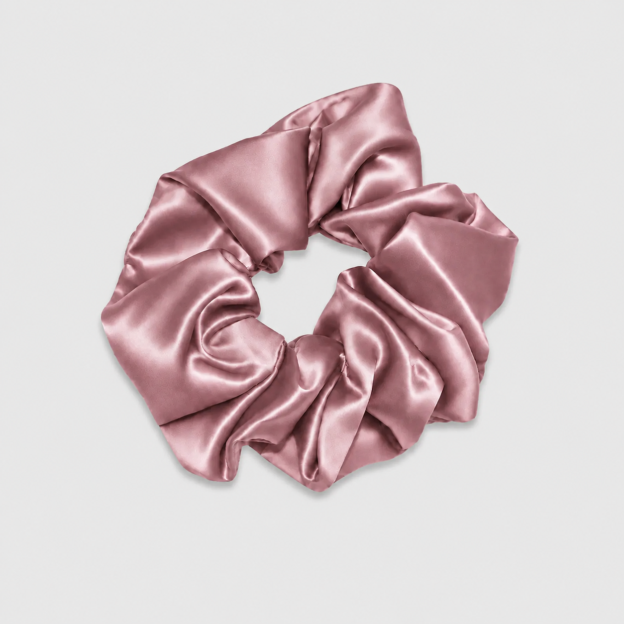 ZIJDE SCRUNCHIE GROOT - ROSE GOUD