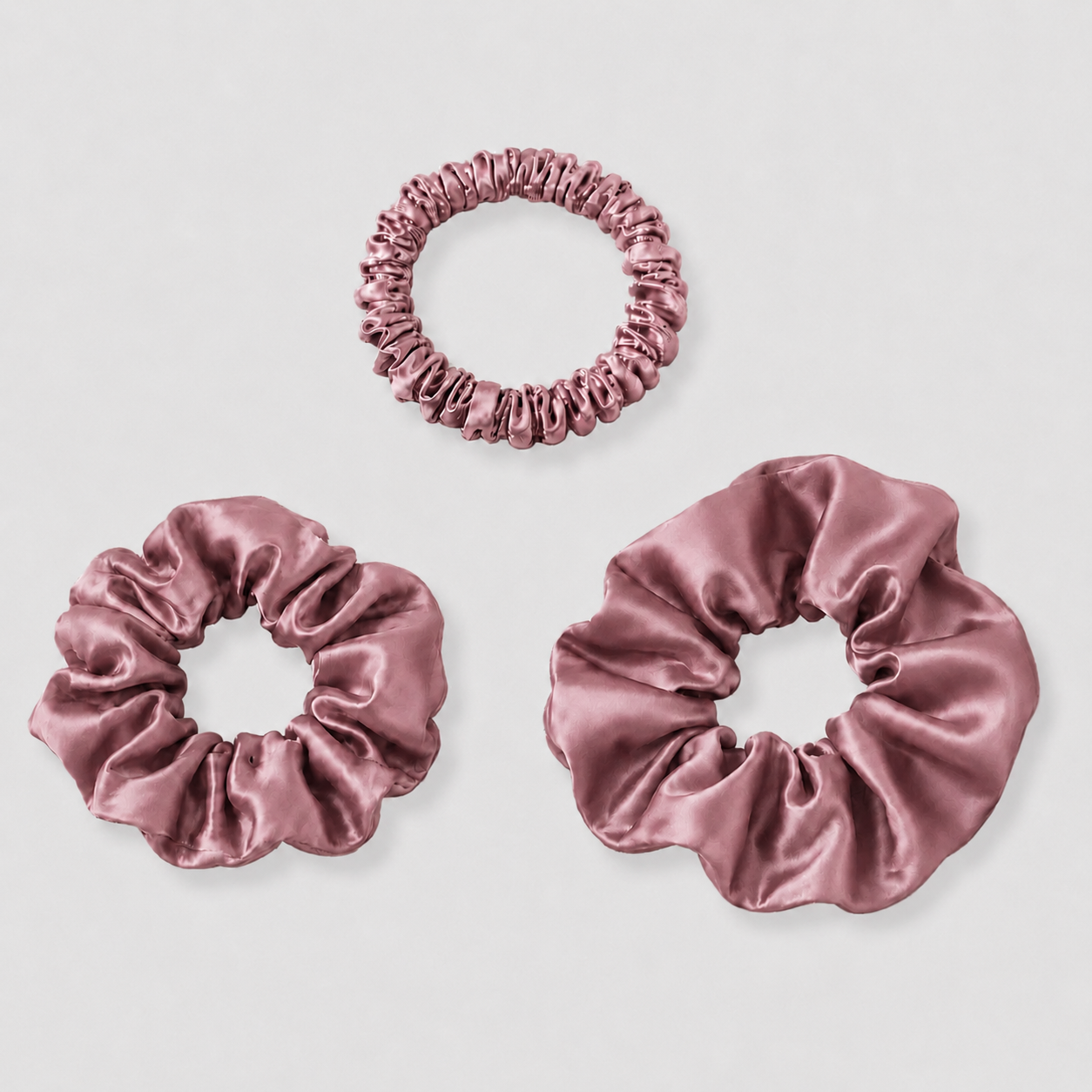 3er-Pack Scrunchie (3 verschiedene Größen - Farbe selbst mischen)