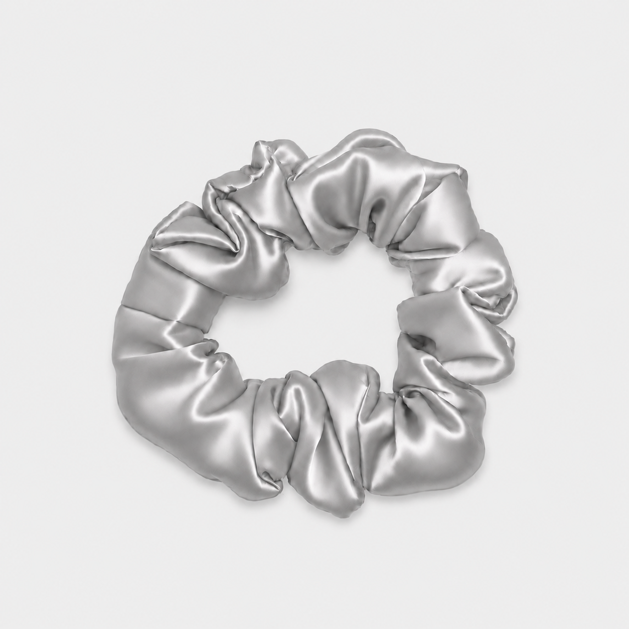 SILK SCRUNCHIE ORIGINAL (3-pack) - SILVER