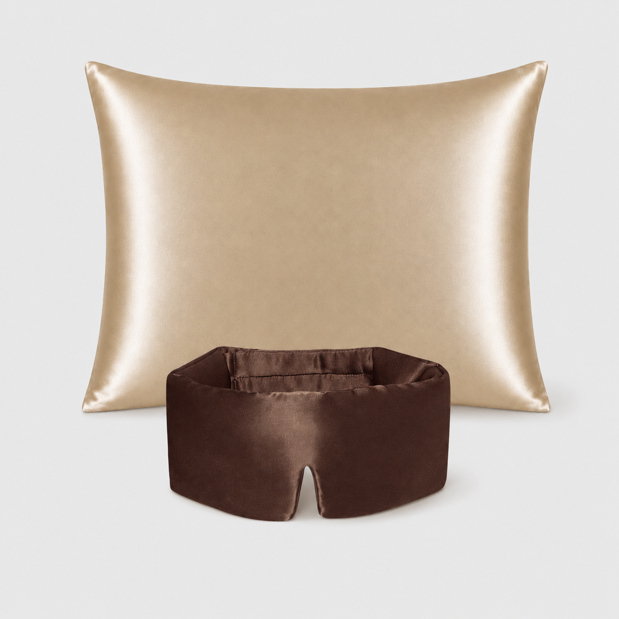 Silk Sleep Combo | Pillowcase and Cozy Sleep Mask