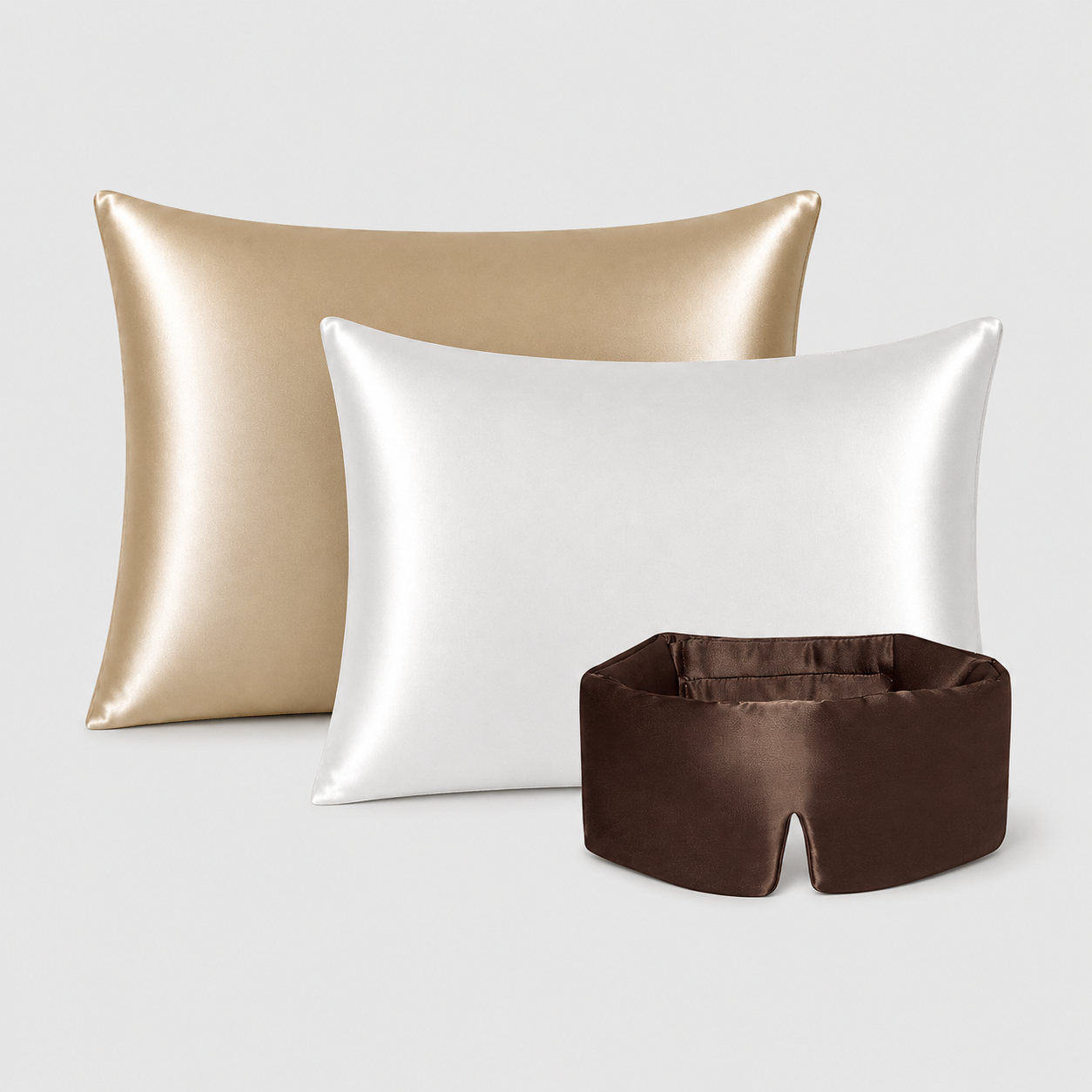 SILK Combo | 2x Pillowcase & Cozy Sleep Mask