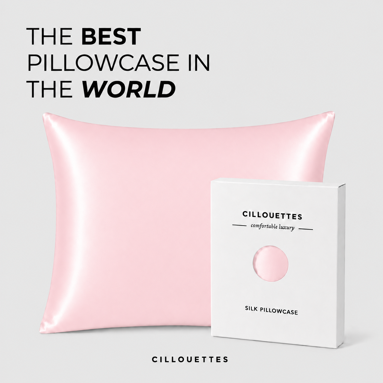 SILK Pillowcase | Baby Pink