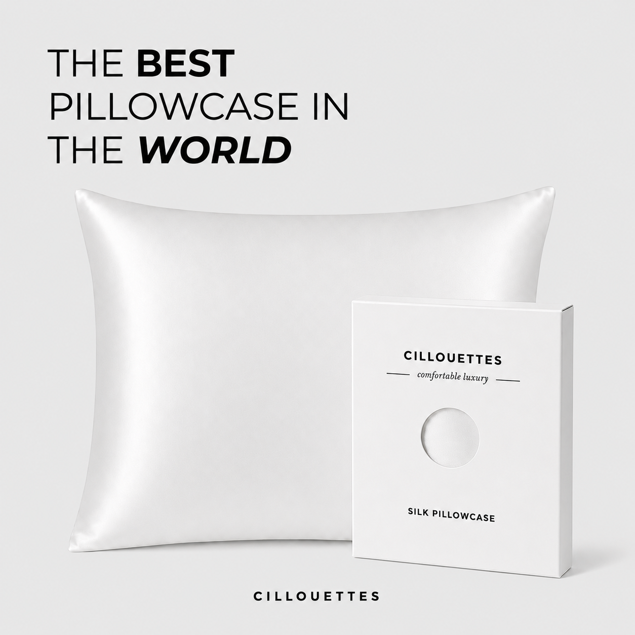 SILK Pillowcase | White