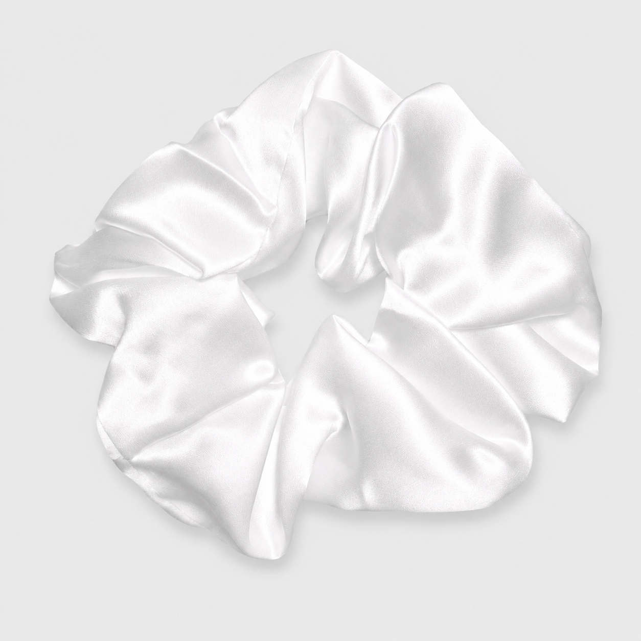 SILK SCRUNCHIE XL - WEISS