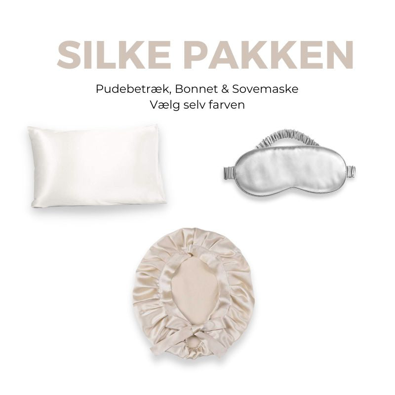 SILK PAKET | Kissenbezug, Haube & Schlafmaske