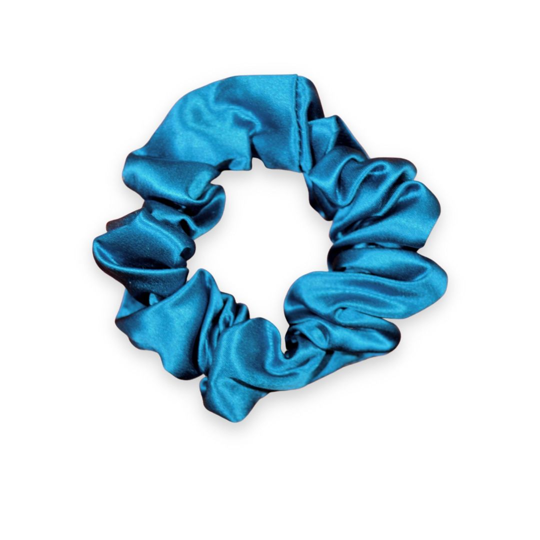 SILK SCRUNCHIE ORIGINAL - SHINY BLUE