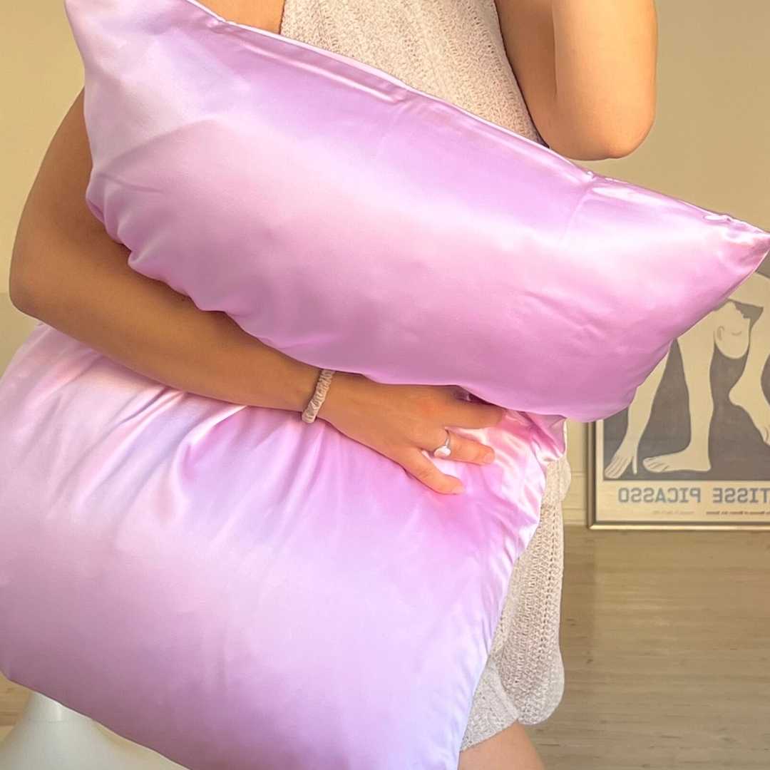 2-Pack | SILK PILLOWCASE | Choose your own color